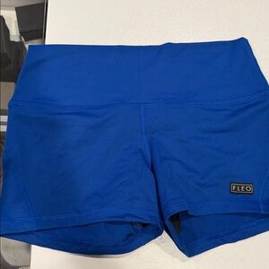 Fleo Women's Vibrant Blue Athletic Shorts